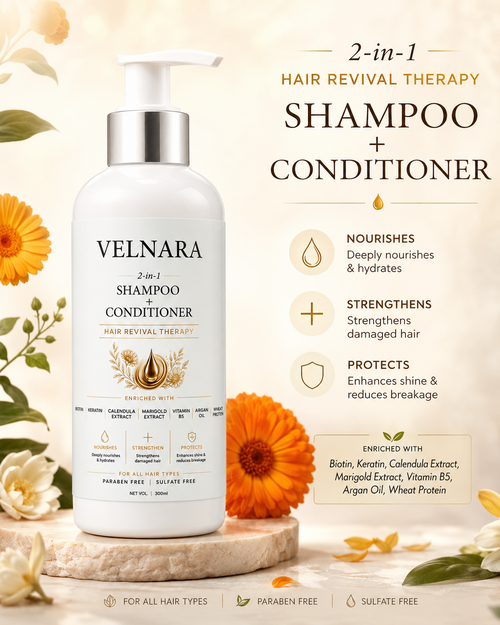 VELNARA 2-in-1 Shampoo and Conditioner Hair Revival Therapy 300 ml